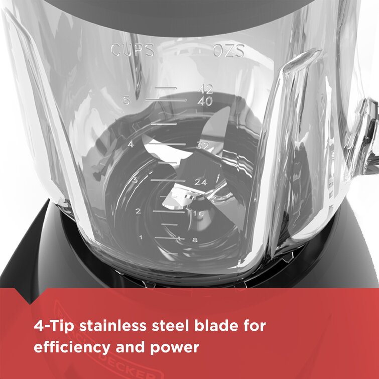 Black Decker Crush Master 10 Speed Black Countertop Blender